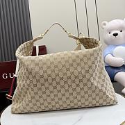 GUCCI | Brera large crossbody bag sand and brown GG canvas - 1