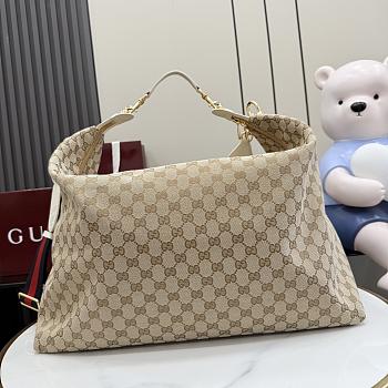 GUCCI | Brera large crossbody bag sand and brown GG canvas