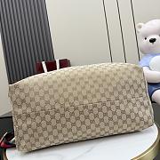 GUCCI | Brera large crossbody bag sand and brown GG canvas - 5