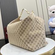 GUCCI | Brera large crossbody bag sand and brown GG canvas - 4