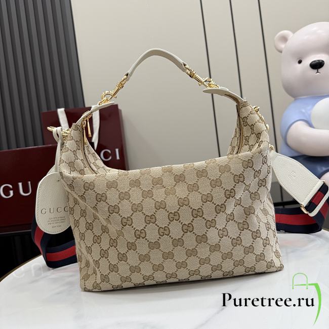 GUCCI | Brera small crossbody bag sand and brown GG canvas - 1