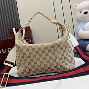 GUCCI | Brera small crossbody bag sand and brown GG canvas - 5
