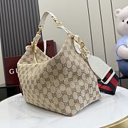 GUCCI | Brera small crossbody bag sand and brown GG canvas - 3