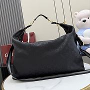 GUCCI | Brera large crossbody bag grey and black GG canvas - 1
