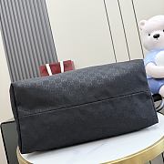GUCCI | Brera large crossbody bag grey and black GG canvas - 3