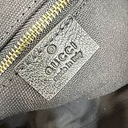 GUCCI | Brera small crossbody bag grey and black GG canvas - 6