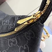 GUCCI | Brera small crossbody bag grey and black GG canvas - 2