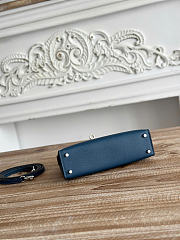 HERMES | Kelly Mini Pochette In Navy Blue Color - 3