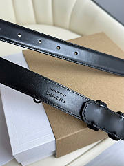 CELINE | Triomphe Belt In Smooth Calfskin With Gold Finish 2.5 cm - 3