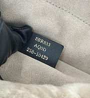 FENDI | Mamma Baguette Medium Gray shearling bag - 2