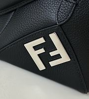FENDI | Lui Medium Black leather bag - 4