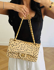 CHANEL | Métiers d'Art 2026 Leopard Classic Flap Bag Light Beige & Black - 5