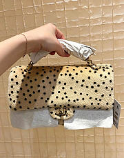 CHANEL | Métiers d'Art 2026 Leopard Classic Flap Bag Light Beige & Black - 4