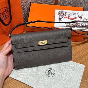 HERMES | Kelly To Go Epsom Etain Bag