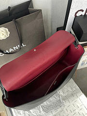 CHANEL | 38 Spring-Summer 2026 Silver Hardware Maxi Flap Bag In Black - 6