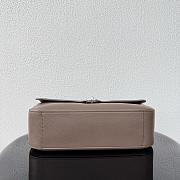 CHANEL | 32 Spring-Summer 2026 Silver Hardware Maxi Flap Bag In Taupe - 4