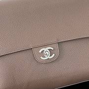 CHANEL | 38 Spring-Summer 2026 Silver Hardware Maxi Flap Bag In Taupe - 4