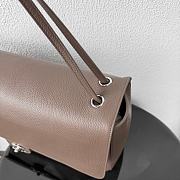CHANEL | 38 Spring-Summer 2026 Silver Hardware Maxi Flap Bag In Taupe - 5