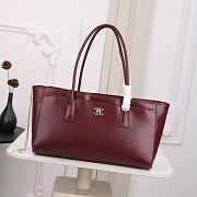 CHANEL | Spring Summer 2026 Small Shopping Bag Burgundy  - 1