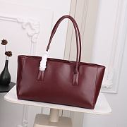 CHANEL | Spring Summer 2026 Small Shopping Bag Burgundy  - 4
