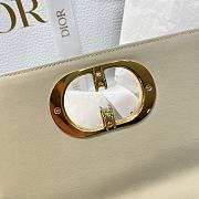 DIOR | Small Soft Dior Caro Bag Powder Beige Macrocannage Lambskin - 3