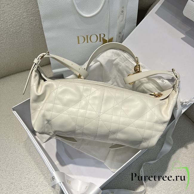 DIOR | Medium D-Journey Bag In White - 1