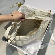 DIOR | Medium D-Journey Bag In White - 5