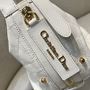 DIOR | Medium D-Journey Bag In White - 4