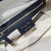 DIOR | Small D-Journey Bag Blue Oblique Jacquard - 4