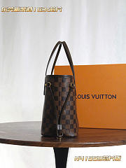 LOUIS VUITTON | Neverfull PM Damier Ebene Brown - 6