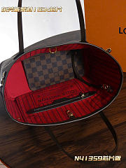 LOUIS VUITTON | Neverfull PM Damier Ebene Brown - 2