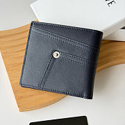 LOEWE | Panta logo-debossed Wallet In Dark Blue - 3