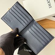 LOEWE | Panta logo-debossed Wallet In Dark Blue - 5