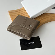 LOEWE | Panta logo-debossed Wallet In Taupe - 2