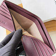 LOEWE | Panta logo-debossed Wallet In Burgundy - 3