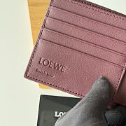 LOEWE | Panta logo-debossed Wallet In Burgundy - 2