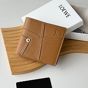 LOEWE | Panta logo-debossed Wallet In Brown - 1