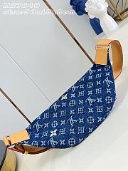 LOUIS VUITTON | Rush Bumbag Monogram Flowers Denim Blue - 5