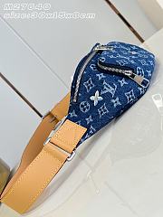 LOUIS VUITTON | Rush Bumbag Monogram Flowers Denim Blue - 2