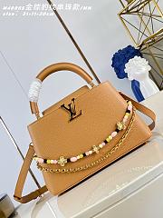 LOUIS VUITTON | Sunbeam Capucines MM Bag In Brown - 1