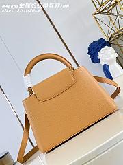 LOUIS VUITTON | Sunbeam Capucines MM Bag In Brown - 6