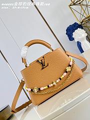 LOUIS VUITTON | Sunbeam Capucines BB Bag In Brown - 1