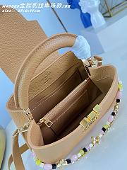 LOUIS VUITTON | Sunbeam Capucines BB Bag In Brown - 4