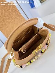 LOUIS VUITTON | Sunbeam Capucines Mini Bag In Brown - 5