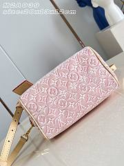 LOUIS VUITTON | Speedy Bandoulière 20 Monogram Emblème Rose Ruban - 6