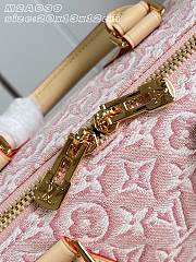 LOUIS VUITTON | Speedy Bandoulière 20 Monogram Emblème Rose Ruban - 5