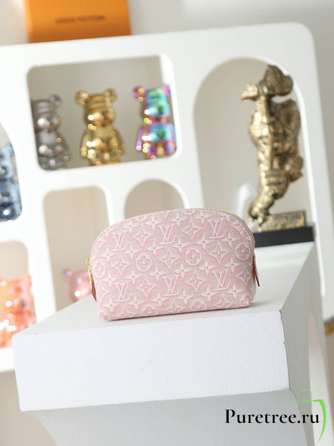 LOUIS VUITTON | Pochette Cosmétique PM Rose Ruban - 1