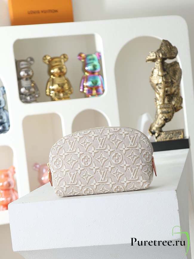 LOUIS VUITTON | Pochette Cosmétique PM Peuplier Beige - 1
