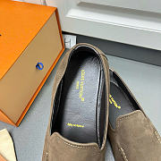 LOUIS VUITTON | Horizon Slipper Nubuck calf leather Beige - 5