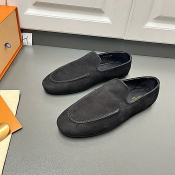 LOUIS VUITTON | Horizon Slipper Nubuck calf leather Black